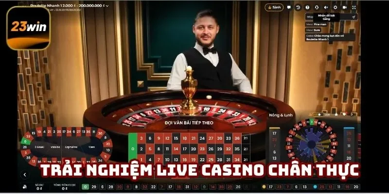 Tham gia sòng bài trực tuyến chân thực